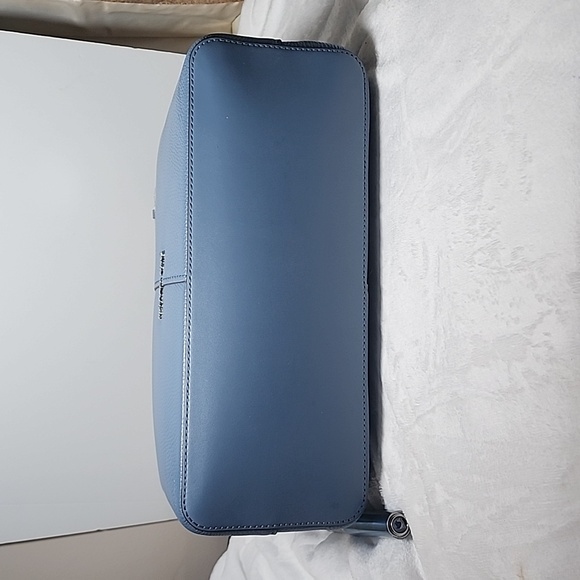 Michael Kors Hyde Denim Blue Satchel - Picture 3 of 8